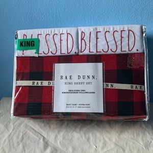 COPY - Rae Dunn Christmas king sheets set blessed